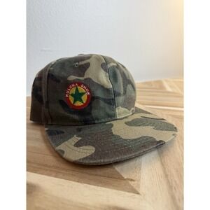 Soft Crown Kulcha Shok Rasta Green Camouflage/Orange SnapBack 6‎ Panel Cap Hat